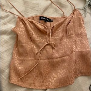 Motel cheetah print tank